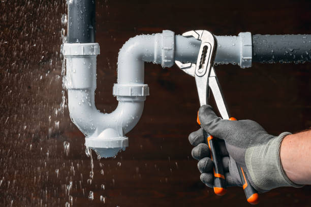 Professional Emergency Plumber technician working in Fall River, WI